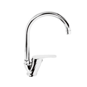 Μπαταρία κουζίνας καμπυλωτή θερμομεικτική Lavinya.